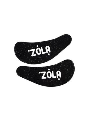 Zola багаторазові силіконові патчі для очей (1 пара) чорні