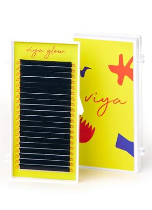 Ресницы viya glow  d mix 0.10 8-14мм.