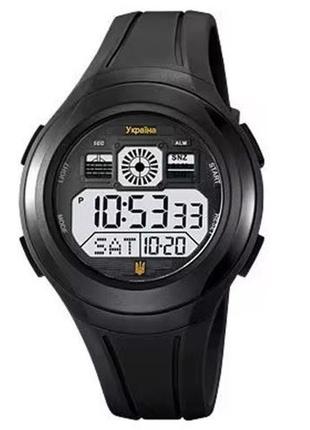 Часы наручные мужские skmei 4012/2104bkwt, мужские армейские водостойкие тактические часы