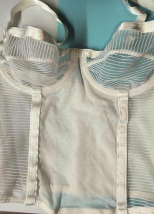 Корсетный бюстгальтер/корсетная белизна/корсетное бюст'е, george, р.32 а.