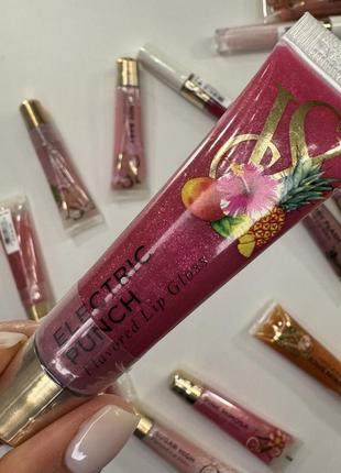 Блиск для губ electric punch victoria’s secret flavoured lip gloss