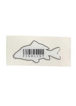 Преміум наклейка риба короп на авто/мото наклейка рибалка 3d наклейки риб fishlist