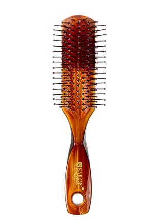Щітка для волосся salon professional масажна пластикова