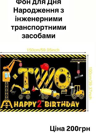 Фон/ банер для дня народження