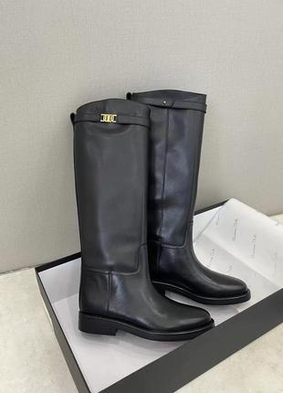 Трендовые сапоги от massimo dutti, высокие кожаные сапоги massimo dutti, сапоги massimo dutti