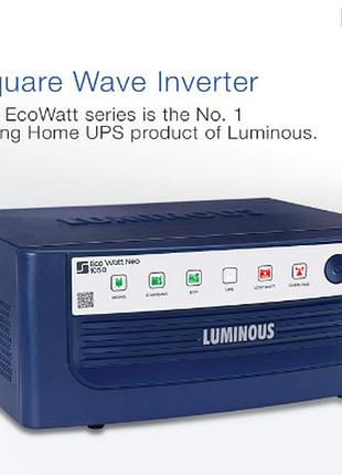 Інвертор дбж luminous eco volt 900va – 12v, зарядний пристрій ,перетворювач(sine wave) ev-9005 фото