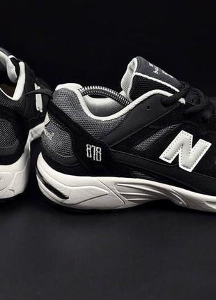 Кросівки чоловічі new balance 878 gray & black4 фото