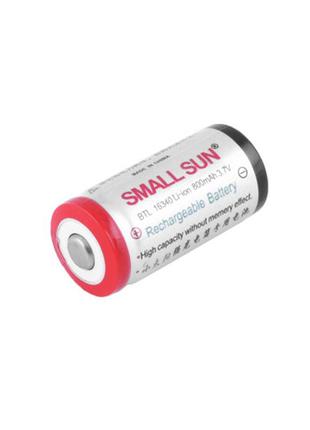 Аккумулятор small sun 16340 li-ion 800mah 3.7v