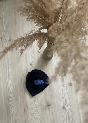 Шапка для девочки демисезонная размер 1/2 года
