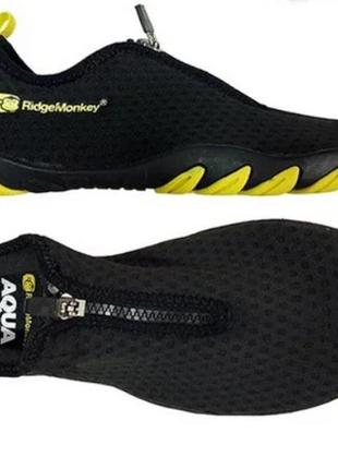 Мокасины ridgemonkey apearel dropback aqua shoes black size 7 (40)