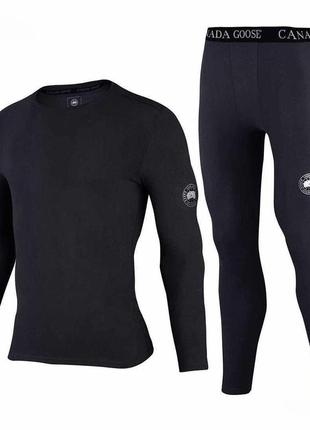 Термобелье мужское canada goose чёрного цвета