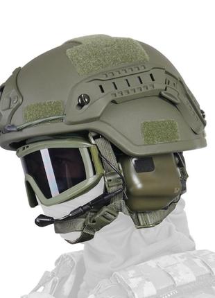 Комплект №1: mich pe + наушники earmor m32 с универсальным креплением