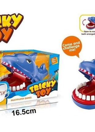 Дитяча весела гра зубастик акула, настільна розважальна іграшка акула кусачка