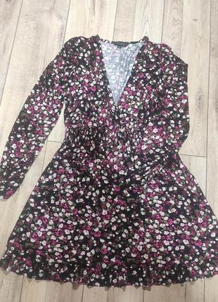 Платье женское в цветочный принт dorothy perkins 🌺🏵️🌸