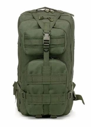 Тактический комплект 2в1: военный тактический туристический рюкзак 35л олива + перчатки без лучшая цена на