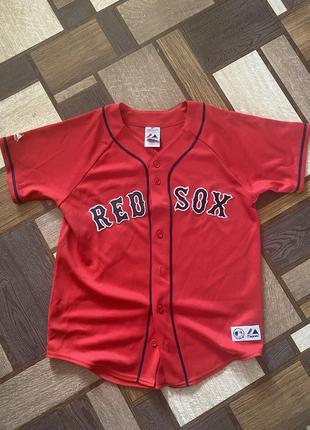 Джерси majestic red sox