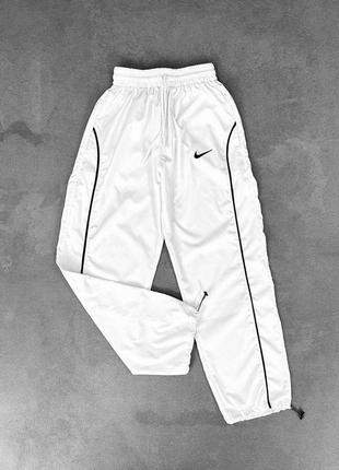 Nike спортивные штаны мужские белые осенние весенние