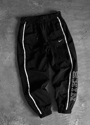 Nike спортивные штаны мужские черные осенние весенние летние