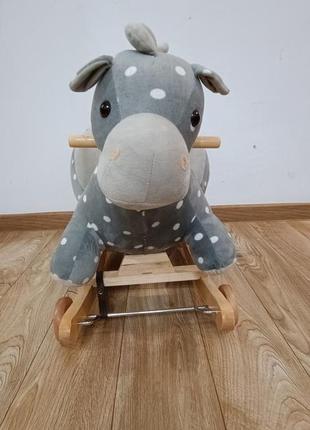 Гойдалка каталка коник kinderkraft 2в1