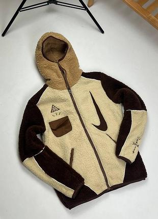 Топовая куртка/шерпа от nike acg в двух вариациях/цветах