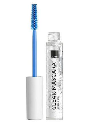 Прозрачная тушь avon для бровей и ресниц clear mascara, 8 мл
