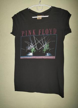 Футболка pink floyd серая женская мерч