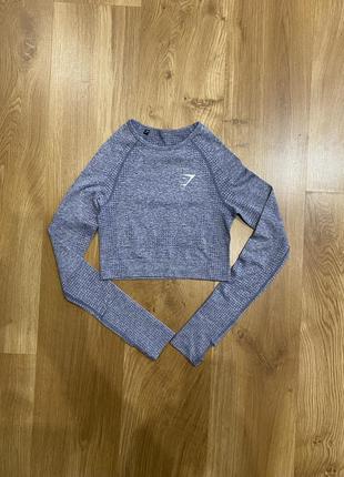 Спортивний кроп топ gymshark