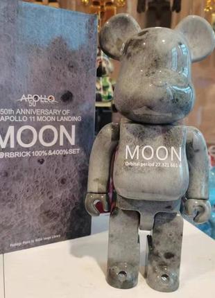 Коллекционная игрушка bearbrick moon 28см [400%]