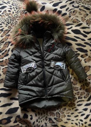 Куртка парка зимова для дівчинки