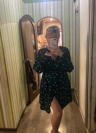 Крутезна сукня в горошок 🌶️🍭на запах р м/л primark примарк