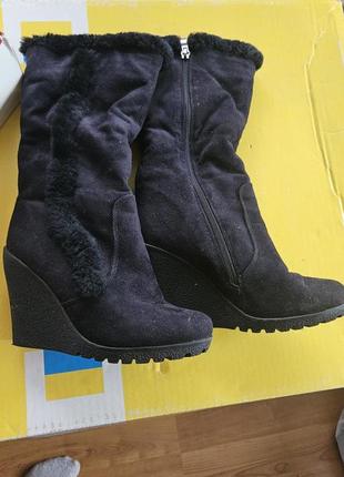 Сапожки женские теплые