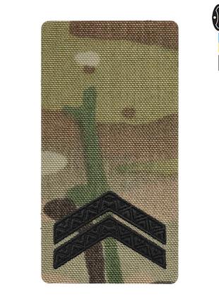 M-tac погон на липучці молодший сержант (вишивка) multicam