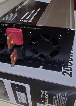 Инвертор для холодильников. s-link 4000вт-экспортный вар-т(евростандарт) для турции.2000wраб. мощность12/220v 3