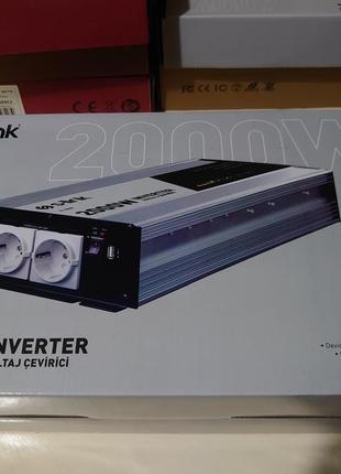 Инвертор для холодильников. s-link 4000вт-экспортный вар-т(евростандарт) для турции.2000wраб. мощность12/220v 9
