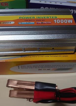 Инвертор-1000вт,12/220v,преобразователь напряжения,