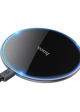 Wireless charger 15w — hoco cw6 pro — black