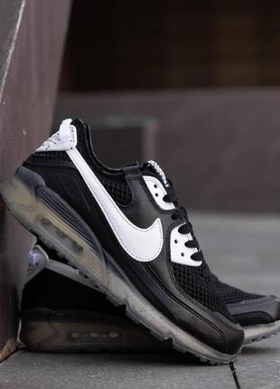 Мужские кроссовки nike air max 90 terrascape черно белые1 фото