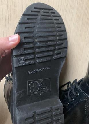 Чоботи черевики  dr. martens оригінал, ботинки мартінс оригінальні чорні шкіра шкіряні, 1460 mono 396 фото
