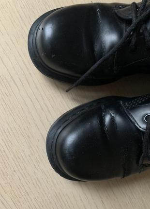 Чоботи черевики  dr. martens оригінал, ботинки мартінс оригінальні чорні шкіра шкіряні, 1460 mono 395 фото