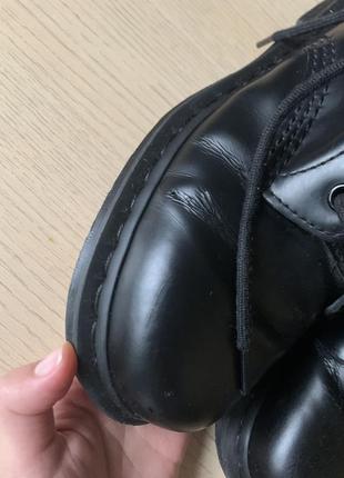 Чоботи черевики  dr. martens оригінал, ботинки мартінс оригінальні чорні шкіра шкіряні, 1460 mono 3910 фото