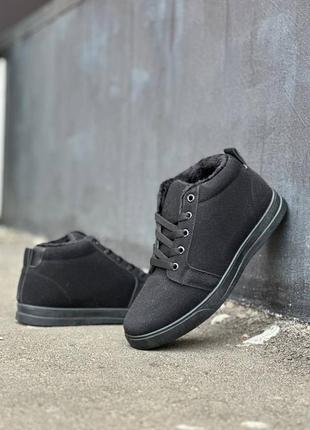 Кросівки чоловічі еко-замша зима