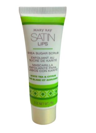 Бальзам для губ з маслом ши «білий чай і цитрус» mary kay 8 г