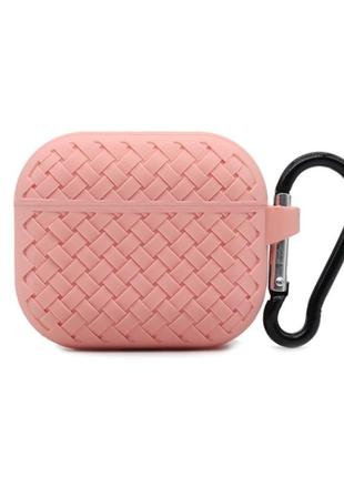 Airpods pro 2 case — fabric pattern — pink