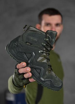 Тактичні черевики lowa haki gore tex