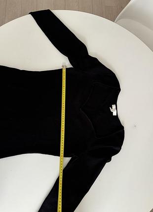 Сукня жіноча чорна трикотажна h&m 3