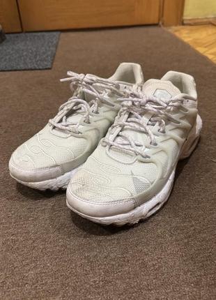 Білі кросівки nike air max terrascape plus white pure platinum 44 розмір