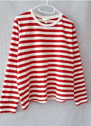 Лонгслинг в полоску h&amp;m 4