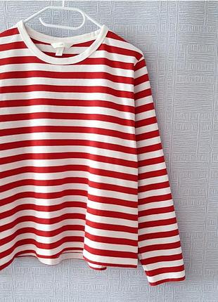Лонгслинг в полоску h&amp;m 3