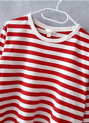 Лонгслинг в полоску h&amp;m 5
