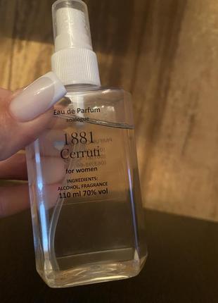Туалетна вода cerruti 1881 pour femme